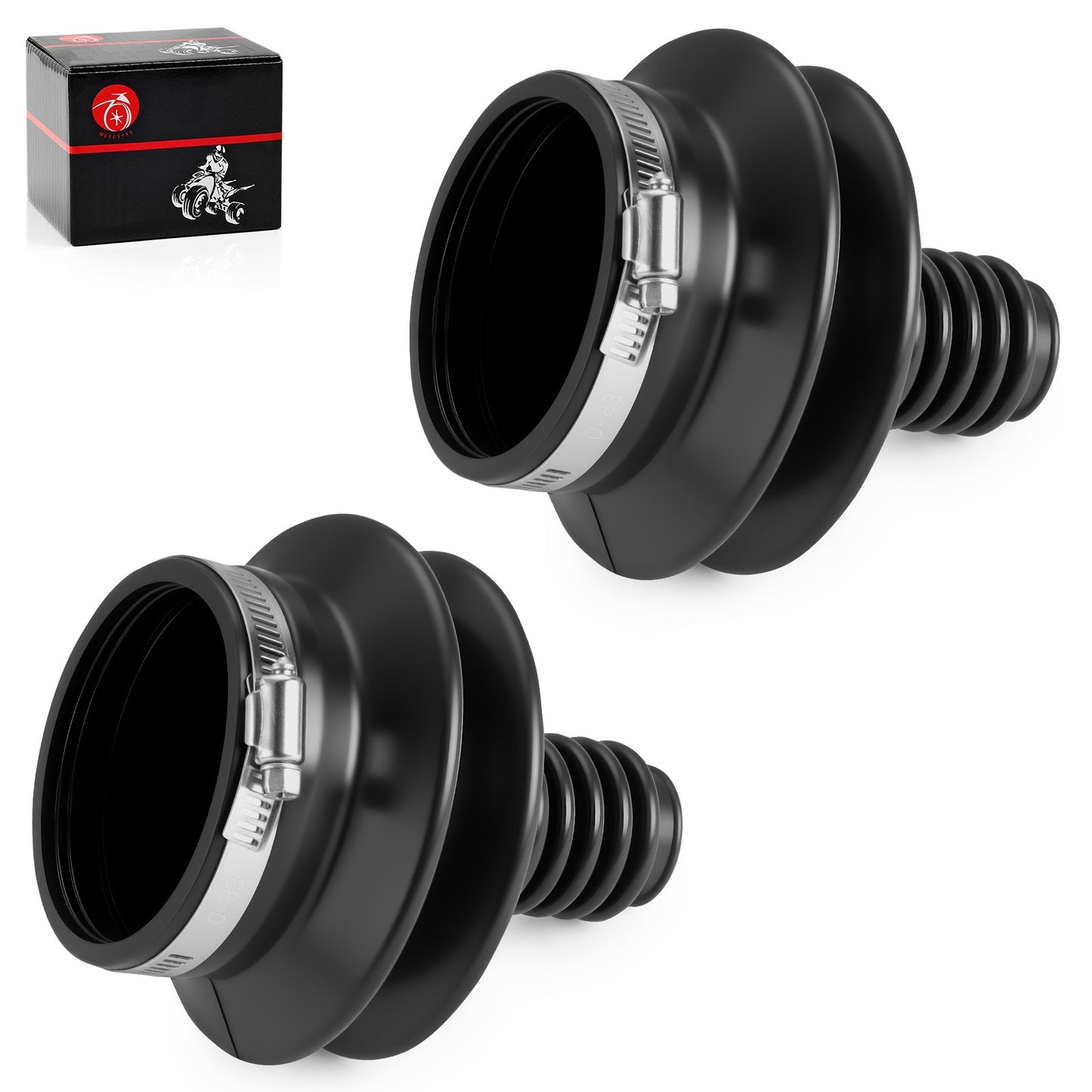Set of 2 Drive Shaft Universal Boots for Suzuki QuadRunner 250 (1999–2002)