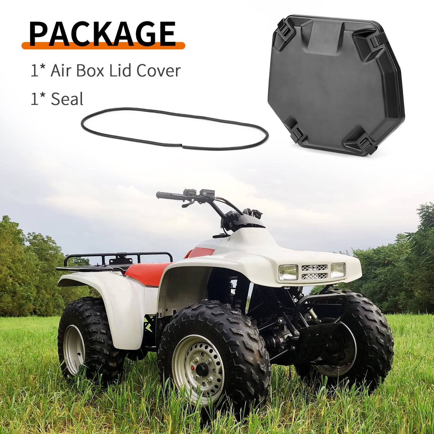 Air Box Lid Cover Cap & Seal for Honda Fourtrax 300 (1988–2000)
