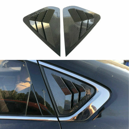 Carbon Fiber Window Louver Cover Side Trim for Nissan Altima Teana (2013–2018)