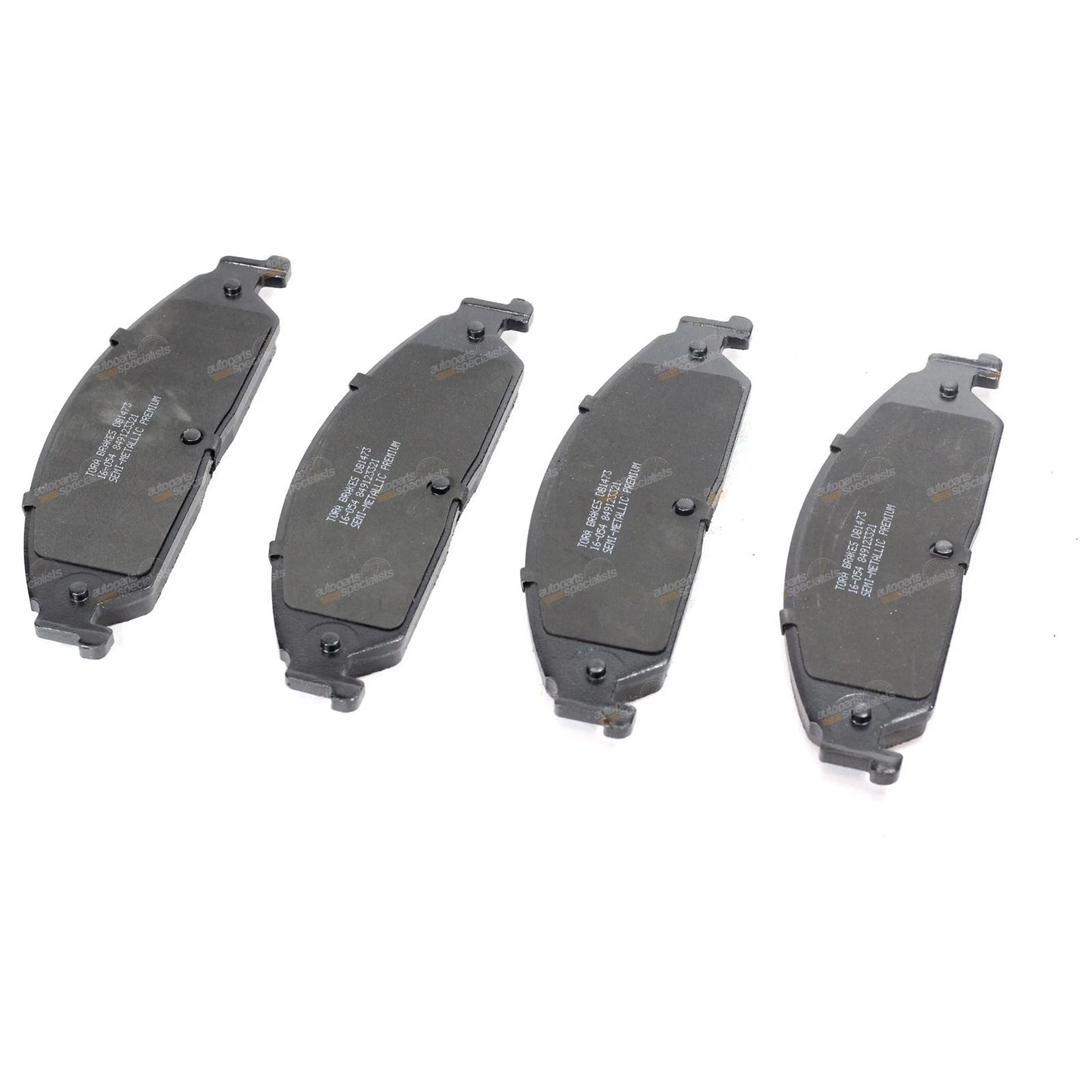 2 Front Disc Rotors + Brake Pads for Ford Territory (2004–2014)