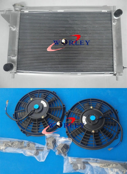 3 Row Aluminum Radiator with Fan for Ford Mustang GT/GTS/SVT (1994–1995)
