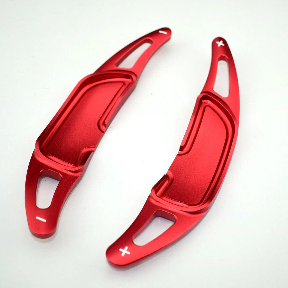 Red Steering Wheel Shifter Paddles for Mercedes AMG A45 C43 C63 E63 GLC63