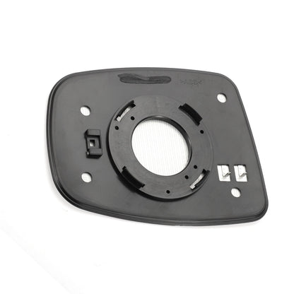 Heated Left Side White Mirror Glass for Hyundai I10 (2007–2010)
