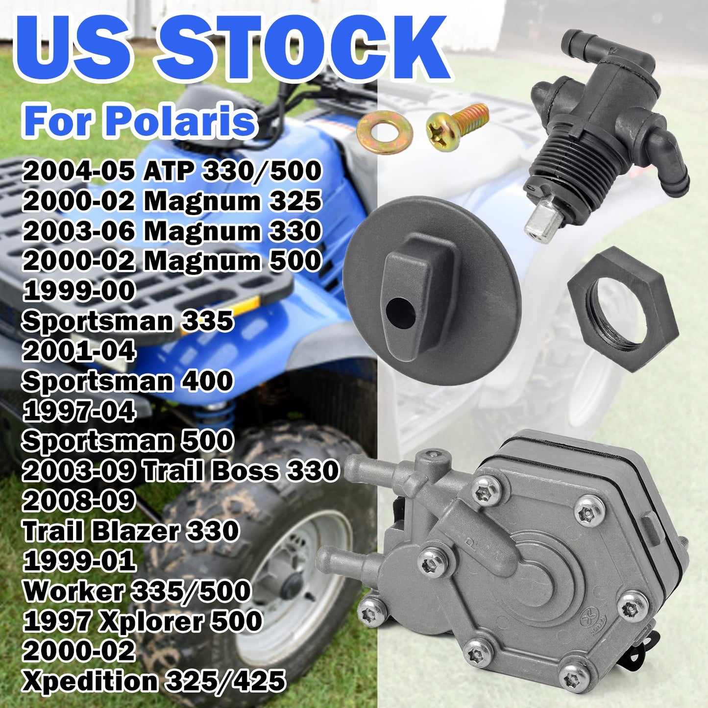 Fuel Pump Valve Petcock Knob for Polaris Sportsman 500 HO (2010)