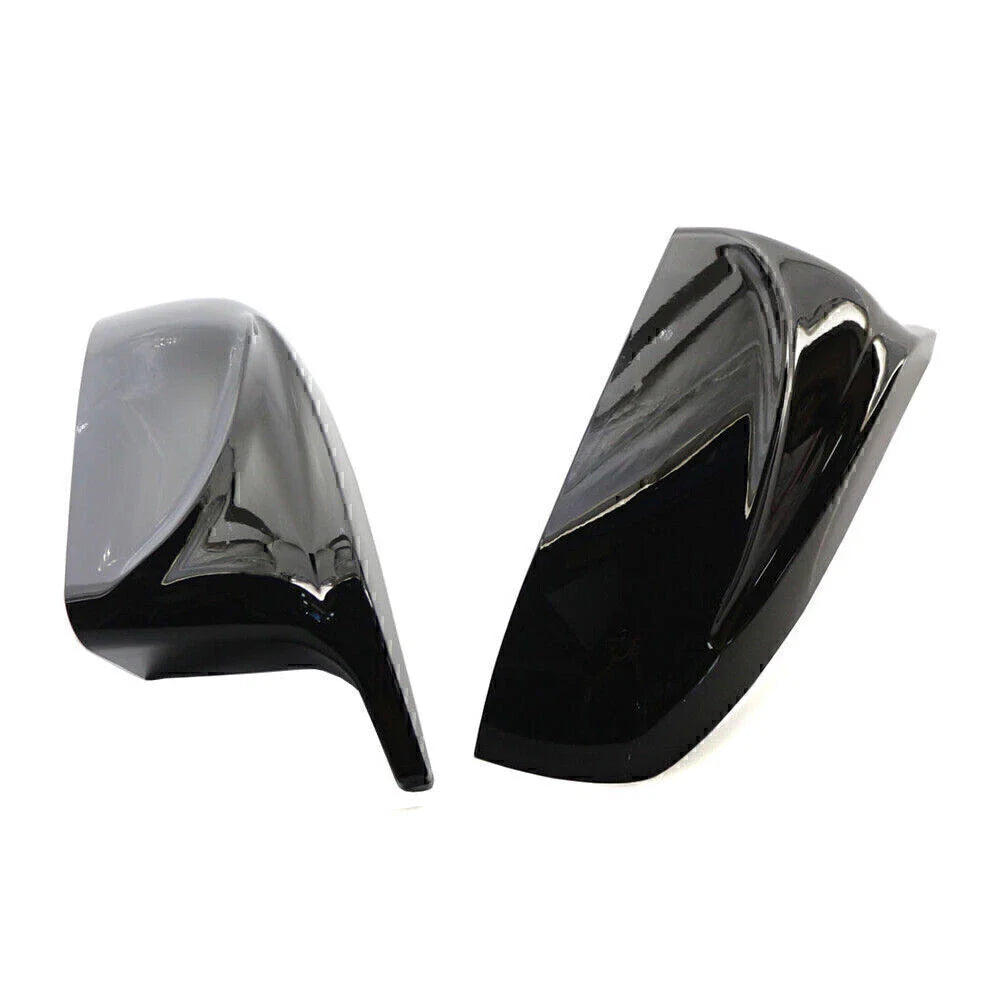 ABS Black Rear View Mirror Cover Trim for BMW X5 X6 (2007-2013)