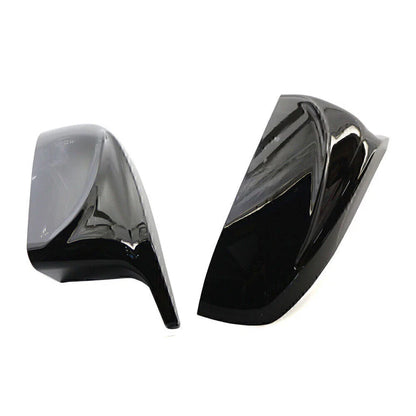 ABS Black Rear View Mirror Cover Trim for BMW X5 X6 (2007-2013)