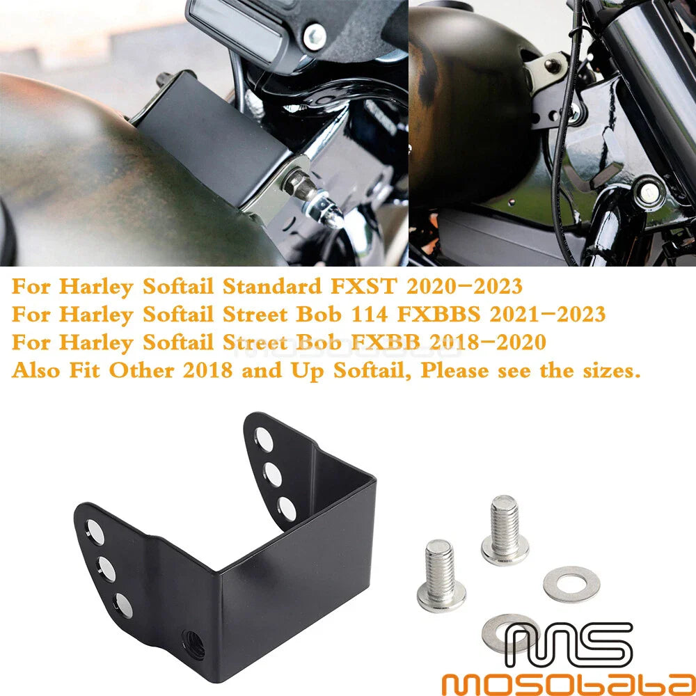 Gas Tank Lift Raiser Kit for Harley FXST FLSL Street Bob FXBB FXBBS (2018-2023)