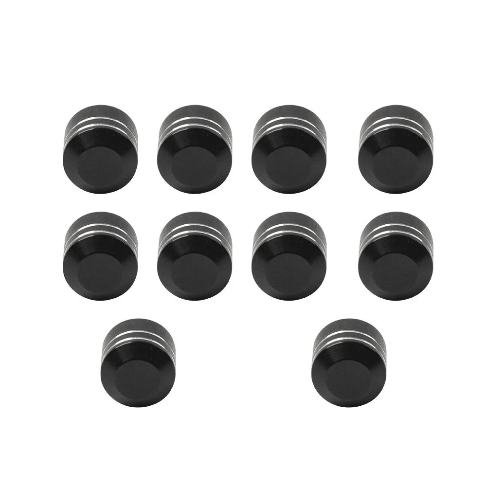 10 x Engine Cover Bolts Screw Caps CNC for Harley Twin Cam Dyna Softail