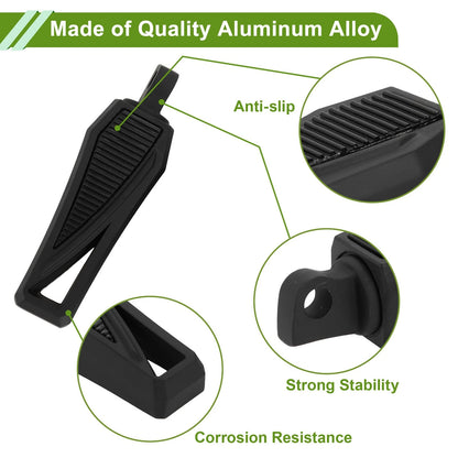 Foot Pegs for Harley Davidson Dyna (1 Pair) Aluminum Alloy Black