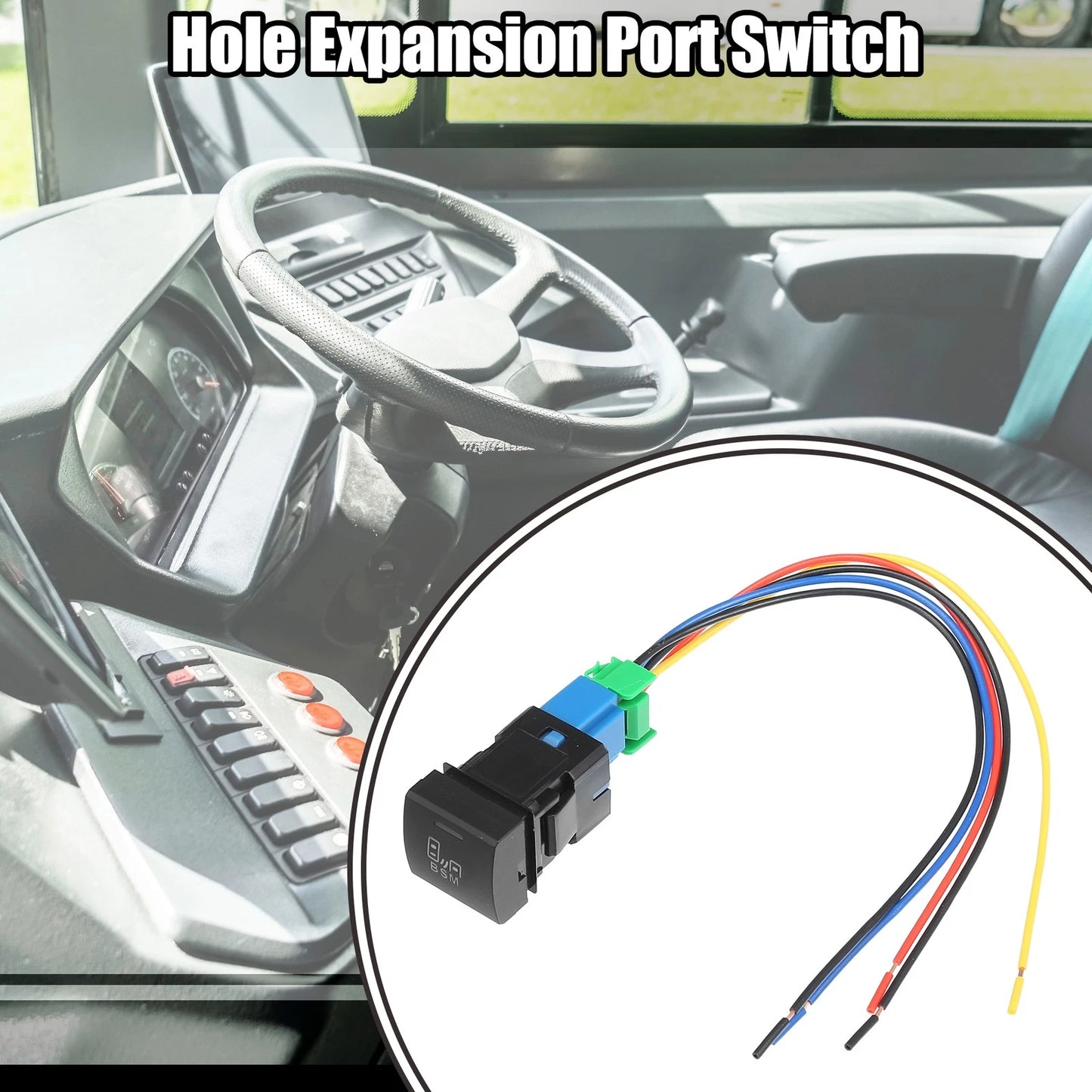 Hole Expansion Port Switch BSM Blind Spot Switch for Toyota