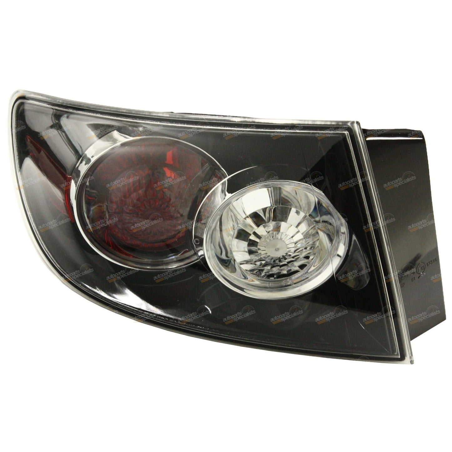LH Tail Light Black for Mazda 3 BK (2006–2009) Sedan