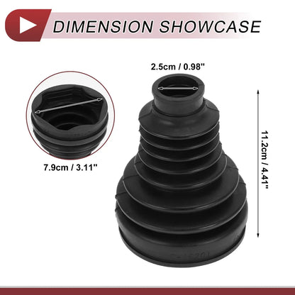 Inner CV Boot Kit with Clamps for BMW X3 (2011 - 2017)