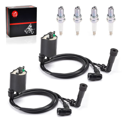 Ignition Coil & Spark Plug for Kawasaki VN1500 Vulcan 1500 Classic (1996–2008)