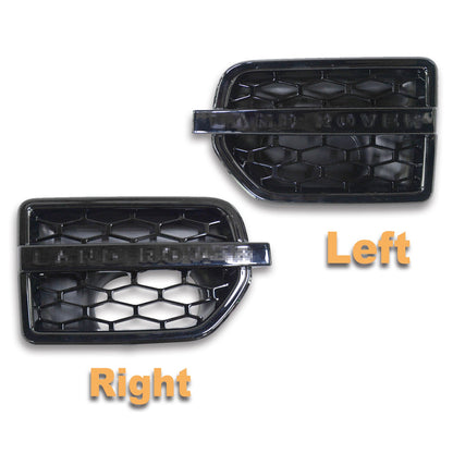 Pair Front Side Fender Air Intake Vent Grille Cover for Land Rover LR4 (2010–2016)