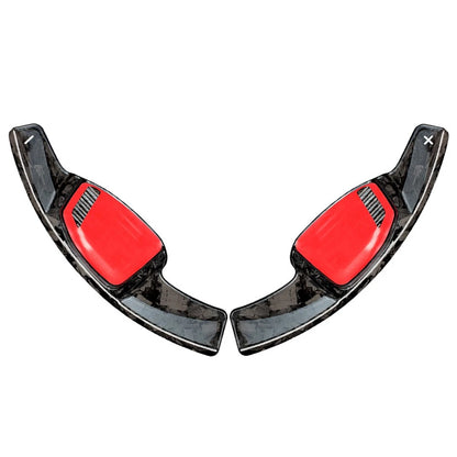 Carbon Fiber Paddle Shifter Extensions for Audi RS5 RS7 (2021) Red