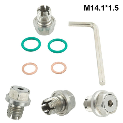 M14.1-1.5x15mm Piggyback Drain Plug Self-Tapping Oil Pan Thread Repair