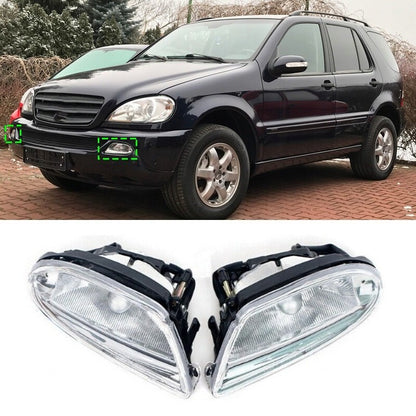 Set of 2 Front Fog Light Lamps for Mercedes Benz ML350 ML500 ML430 (1998–2005)
