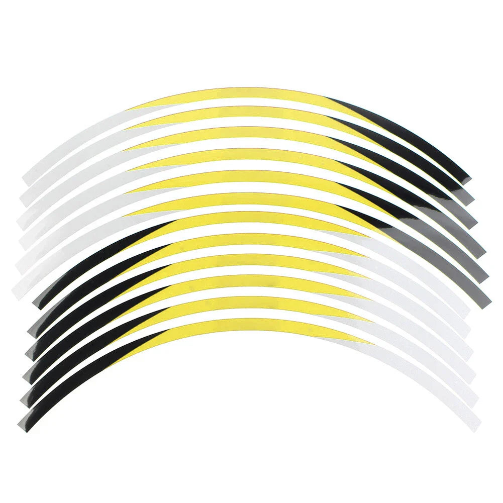 21" 19" Rim Stripes Wheel Stickers Decals for Kawasaki KX 250F (2004-2021)