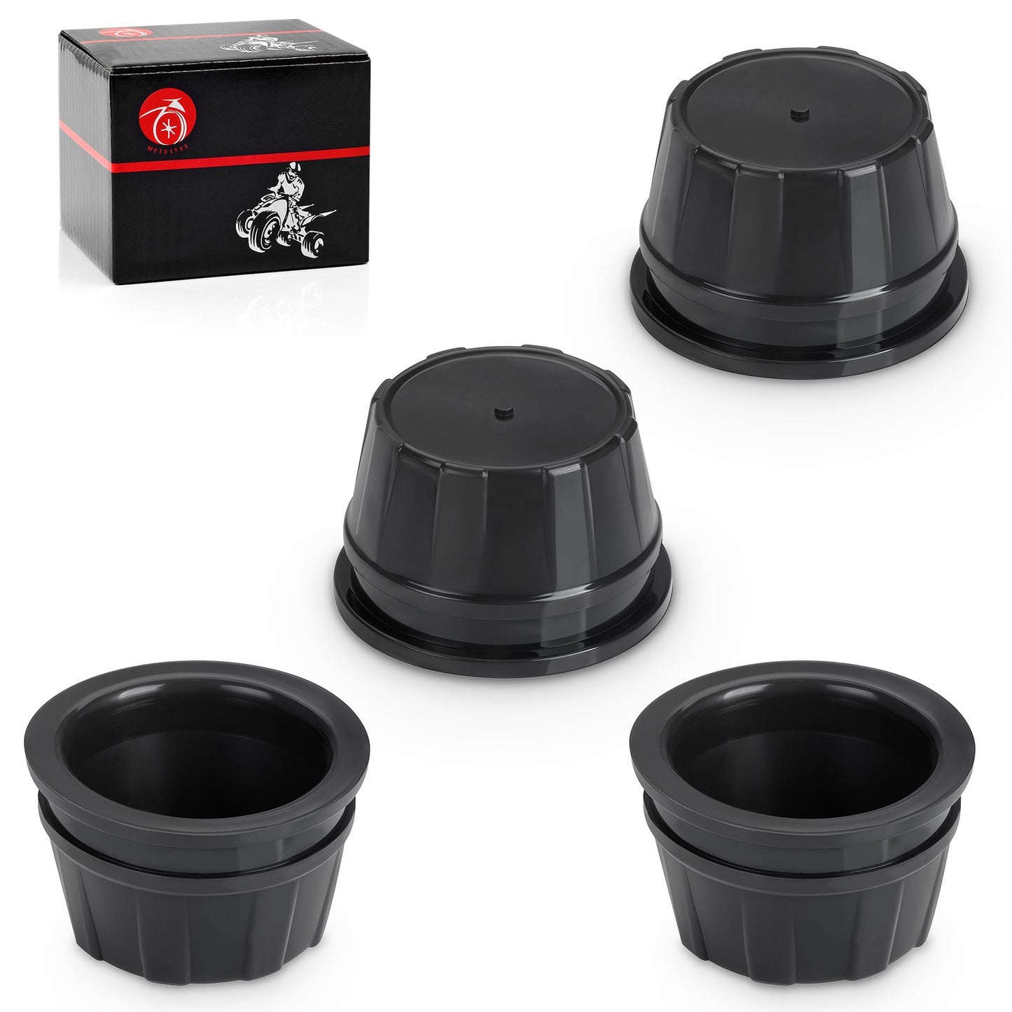 Set of 4 Wheel Dust Caps for Honda Rincon 650 TRX650FA (2003–2005)