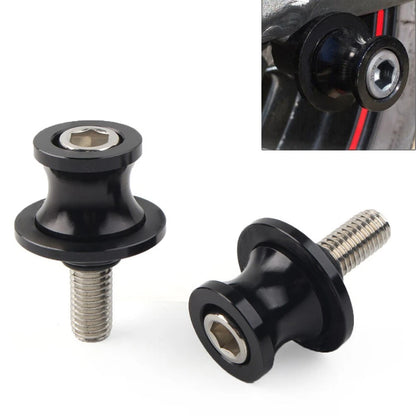 Swingarm Spools Slider Stand Screws 8MM for Kawasaki ZX6R (2012–2021) Black CNC