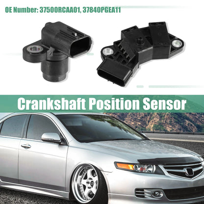2X Crankshaft Position Sensor 37500RCAA01 37840PGEA11 for Acura MDX (2003–2009)