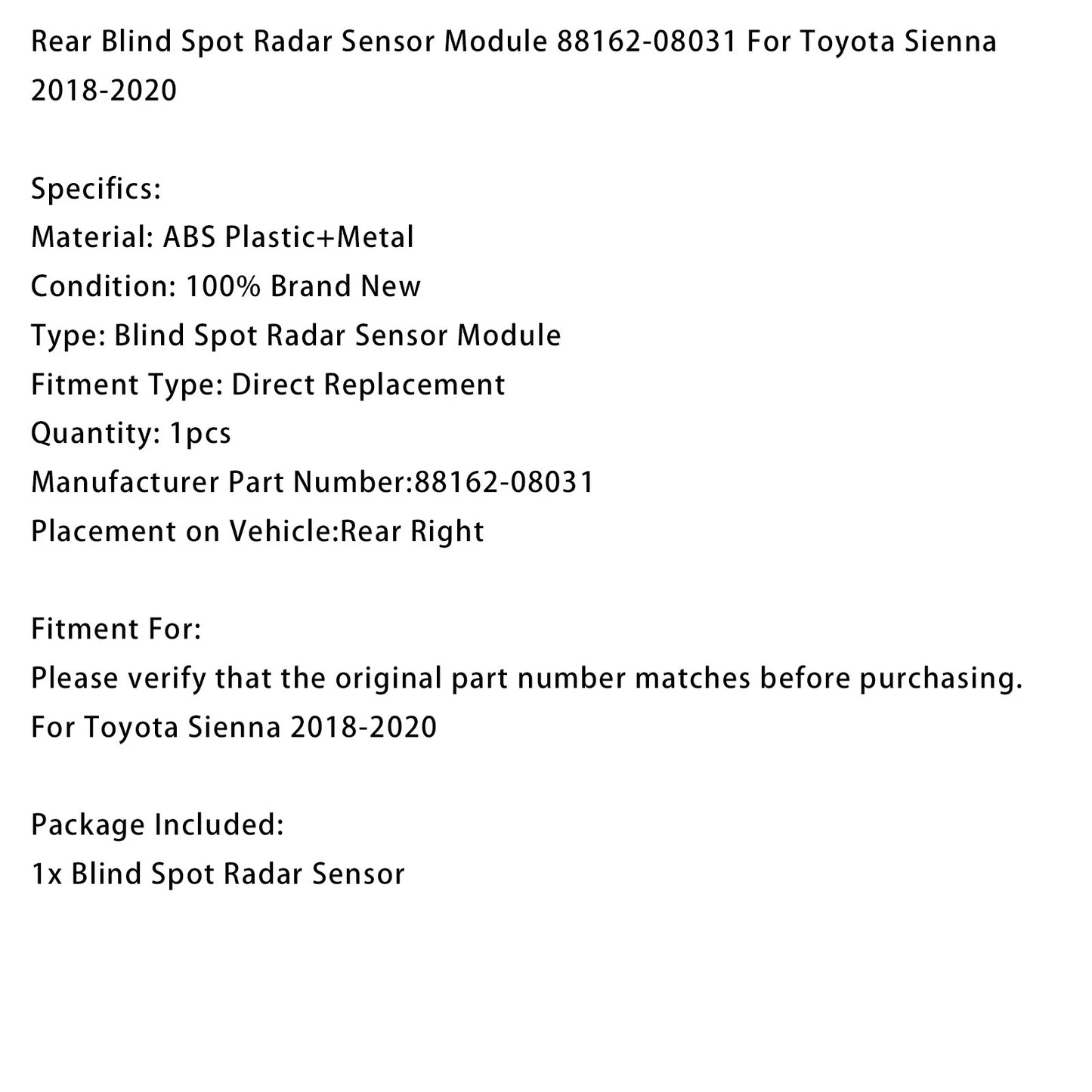 Clutch Air Conditioning Pressure Sensor for Honda Civic (2006–2019) 92CP20-3