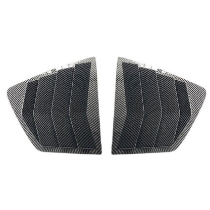 2 x CF Side Window Louver Shutter Cover Trim for Honda Accord (2014–2017)