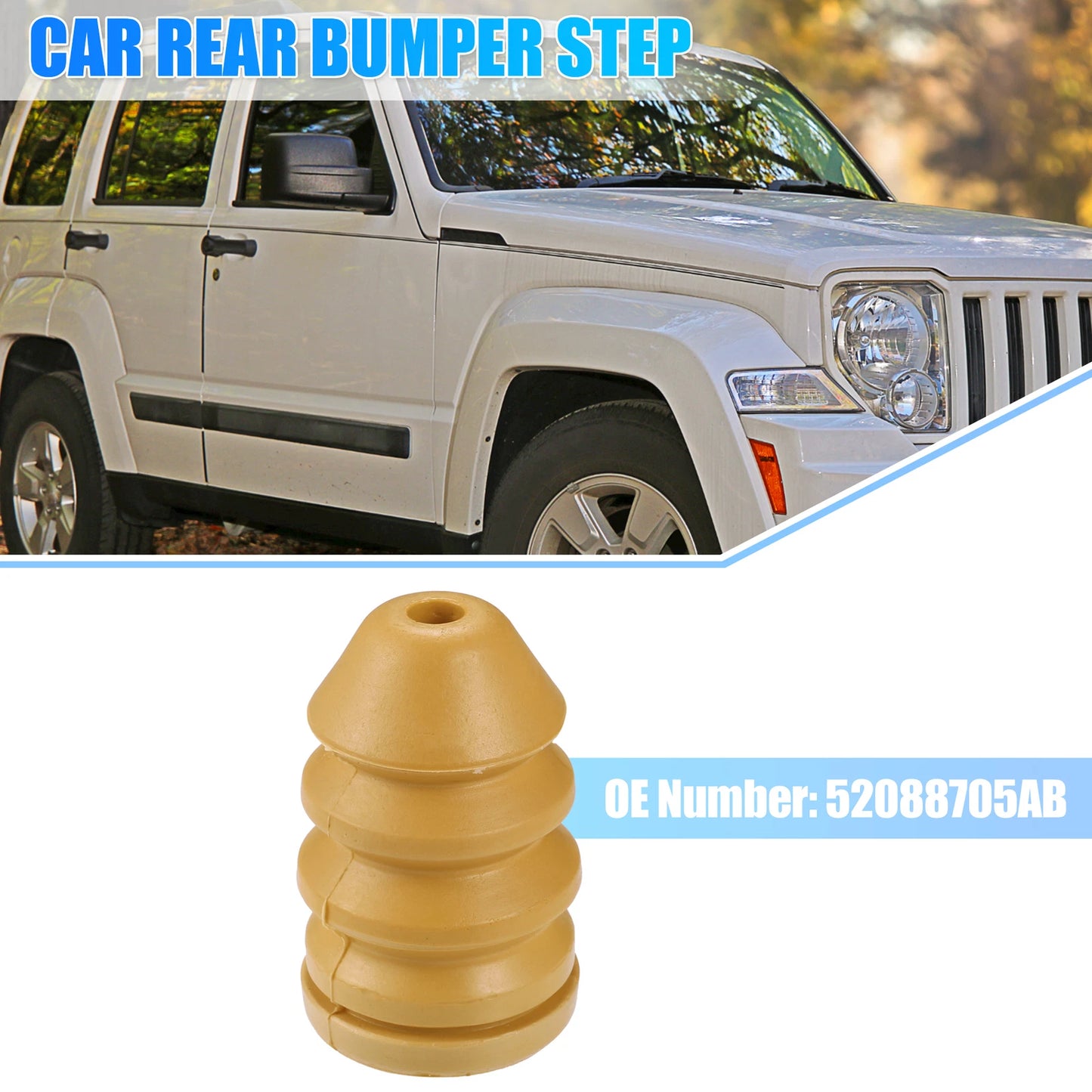 Rear Bumper Step Bumpers No. 52088705AB for Jeep Liberty (2002–2007)