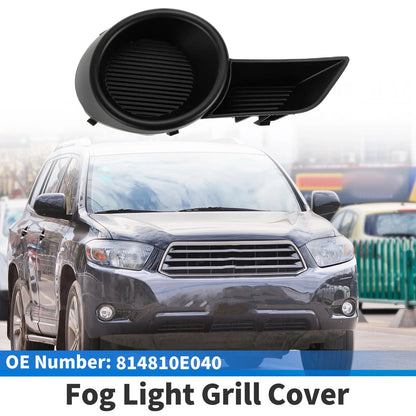 Front Bumper Fog Light Cover No. 814810E040 for Toyota Highlander (2014–2019)