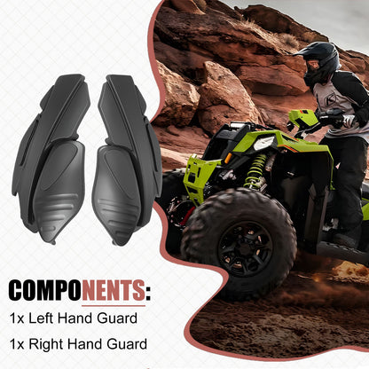Black Handguards for Polaris Sportsman 570 (2014–2024)