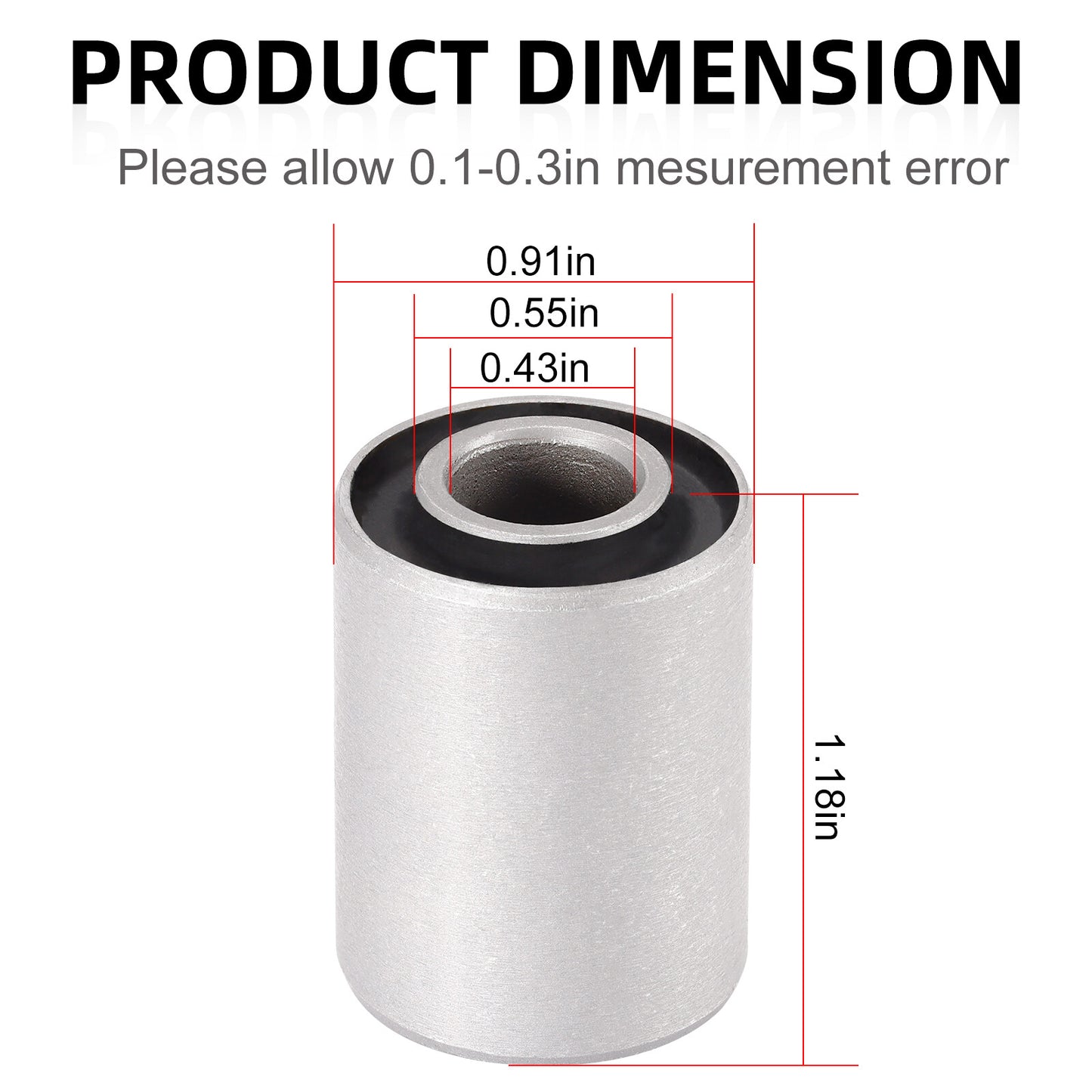 2X Swingarm Bushings for Yamaha TTR50E TTR90 PW80 YZ80 (2000–2023)