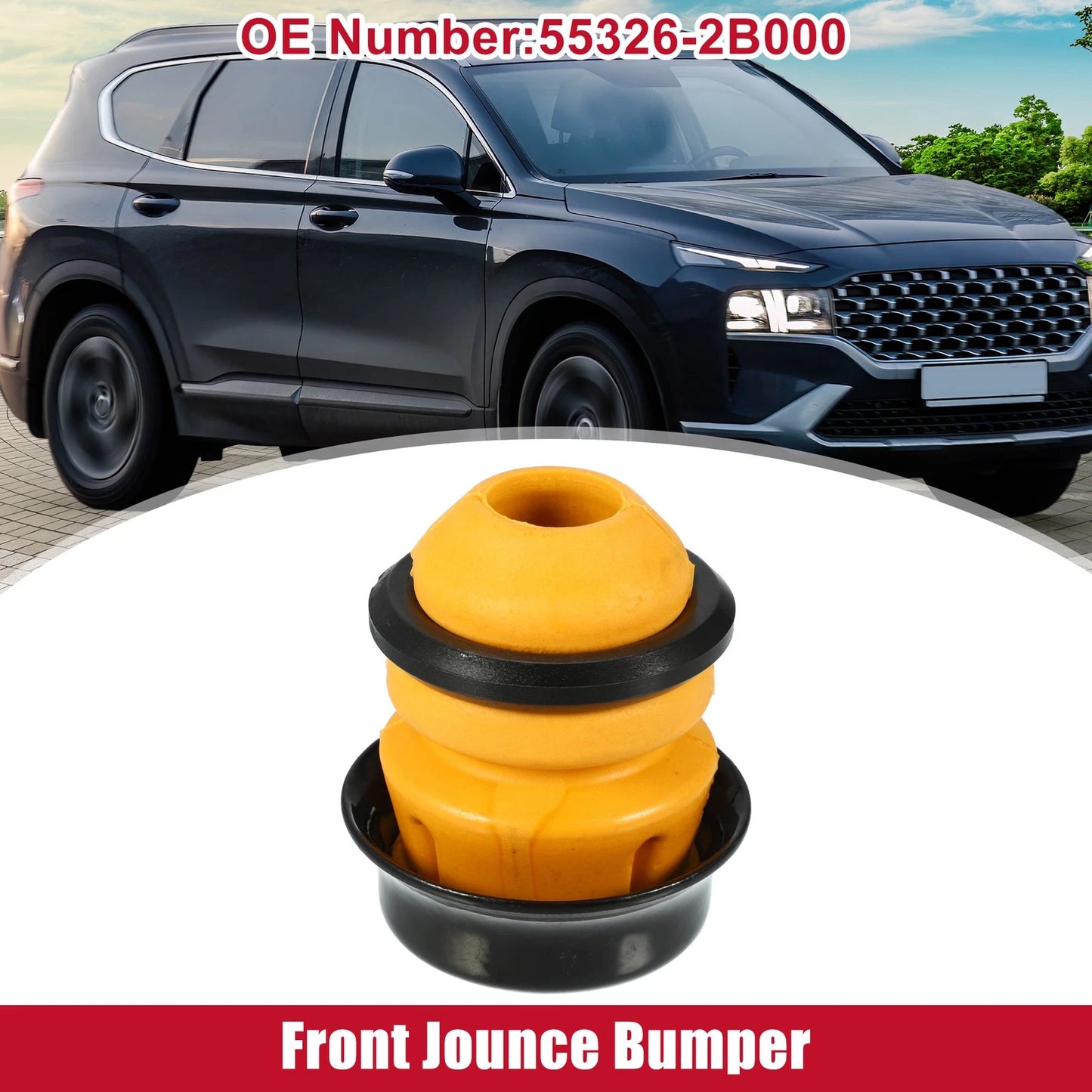 Rear Jounce Bumper for Hyundai Santa Fe (2007–2012) No.55326-2B000