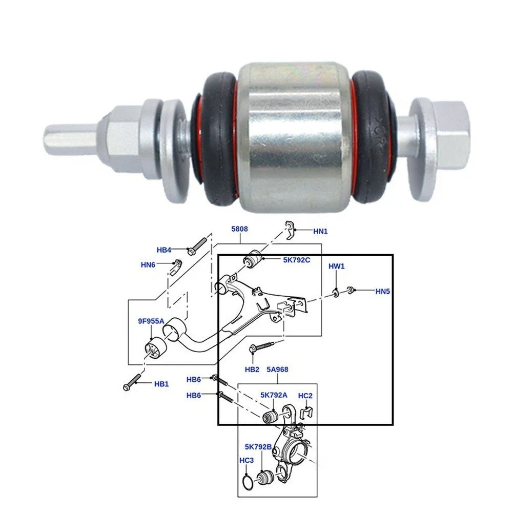 4-Bolt Nut Washer Bushings for Discovery 3 (2004–2009)