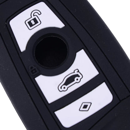 Key Case Cover for BMW 3 Button Silicone Keyless Key (2012-2019)