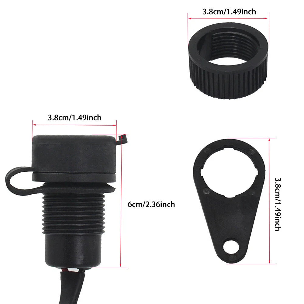 Dual USB Charger Adapter for Yamaha MT09, SP, XSR900, Tracer 900, MT07