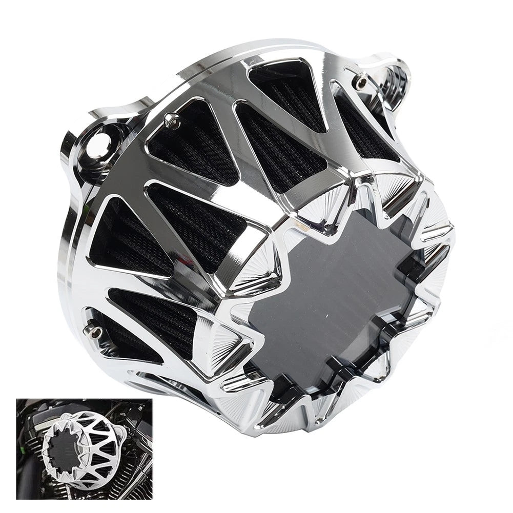Cross Air Cleaner Intake Filter for Harley Touring M8, Softail (2018–2024)