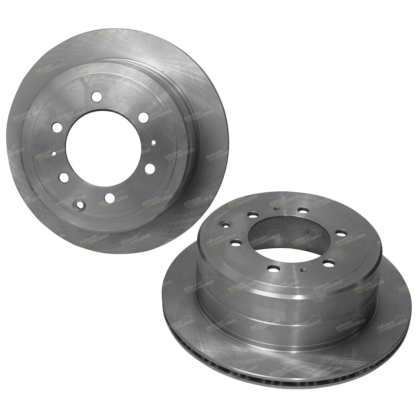 2 Rear Disc Brake Rotors for Toyota Landcruiser (1992–1998)