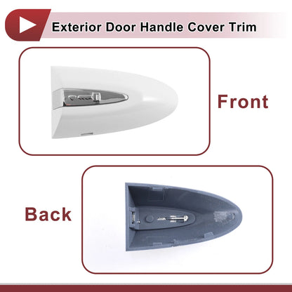 1 Pcs Exterior Trim for Jaguar XJ (2010–2019) No.C2D32290LML White