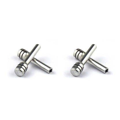 4 x Chrome Aluminum Inner Door Lock Push Knob Pins for Hot Rod Rat Truck