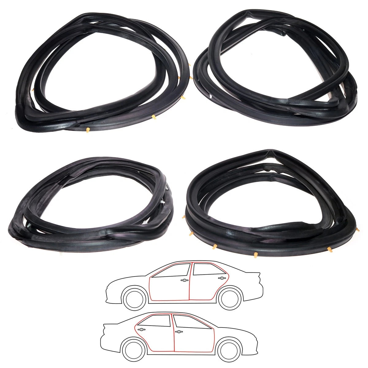 Weatherstrip Seal for Datsun Nissan Sentra Sunny Sedan (1990–1994)