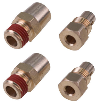2Pcs Exhaust Manifold Engine Block Drain Plug Kit for Mercruiser