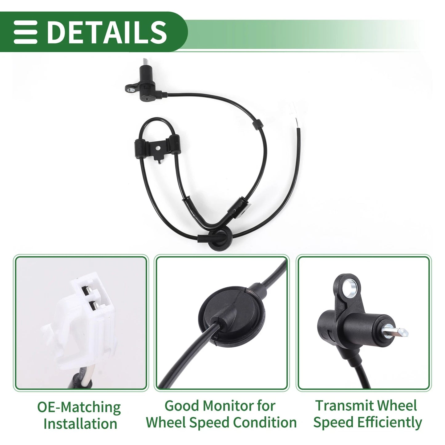 ABS Wheel Speed Sensor No. 956802F100 for Kia Cerato (2005–2009)