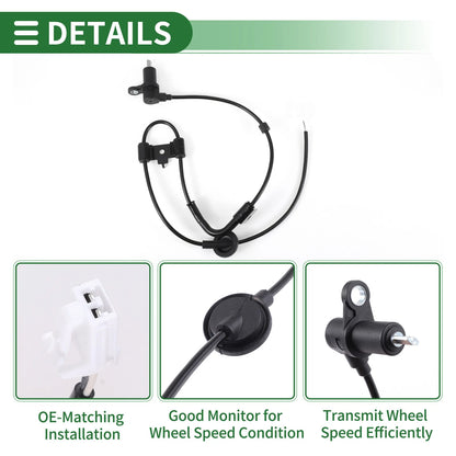 ABS Wheel Speed Sensor No. 956802F100 for Kia Cerato (2005–2009)