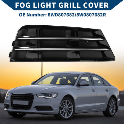 Fog Light Grill for Audi A4 B9 (2016–2023) No. 8WD807682 Black Silver Tone