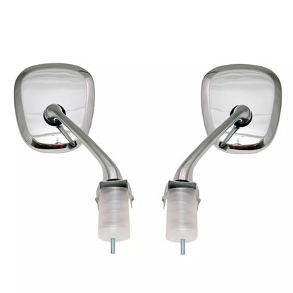 Chrome Steel Fender Mirror x2 for Mazda Capella/MX6 1970-1993