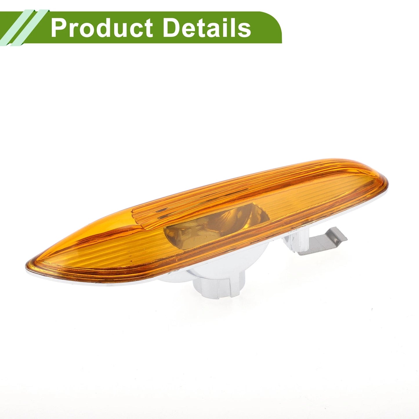 1 Pc Right Side Marker Light Cover for BMW 320i (2002–2005) 63137165914 Yellow