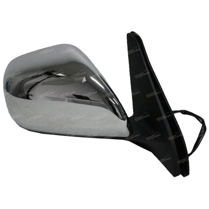 2 x LH+RH Chrome Electric Mirrors for Toyota Landcruiser Prado (2002–2009)