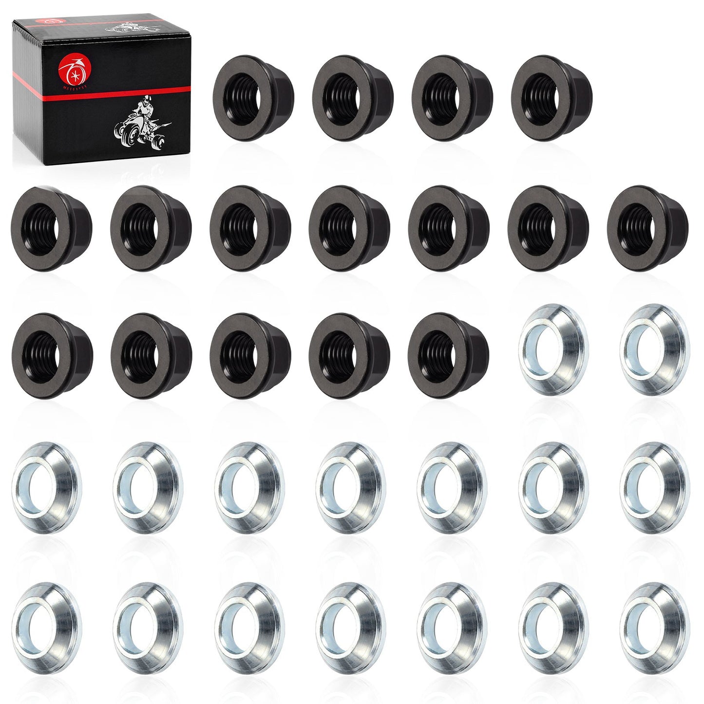 Wheel Nut with Washer for Yamaha Warrior 350 YFM350X (1995–2003)