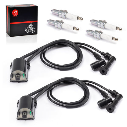 Ignition Coil with Spark Plug for Kawasaki VN1500 Vulcan 1500 Nomad (1999–2001)