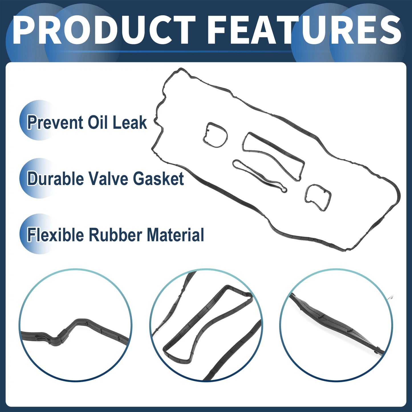 Valve Cover Gasket No.K2GE6584AA for Ford Focus IV (Hn) 2.3 ST Ecoboost (2019-On)